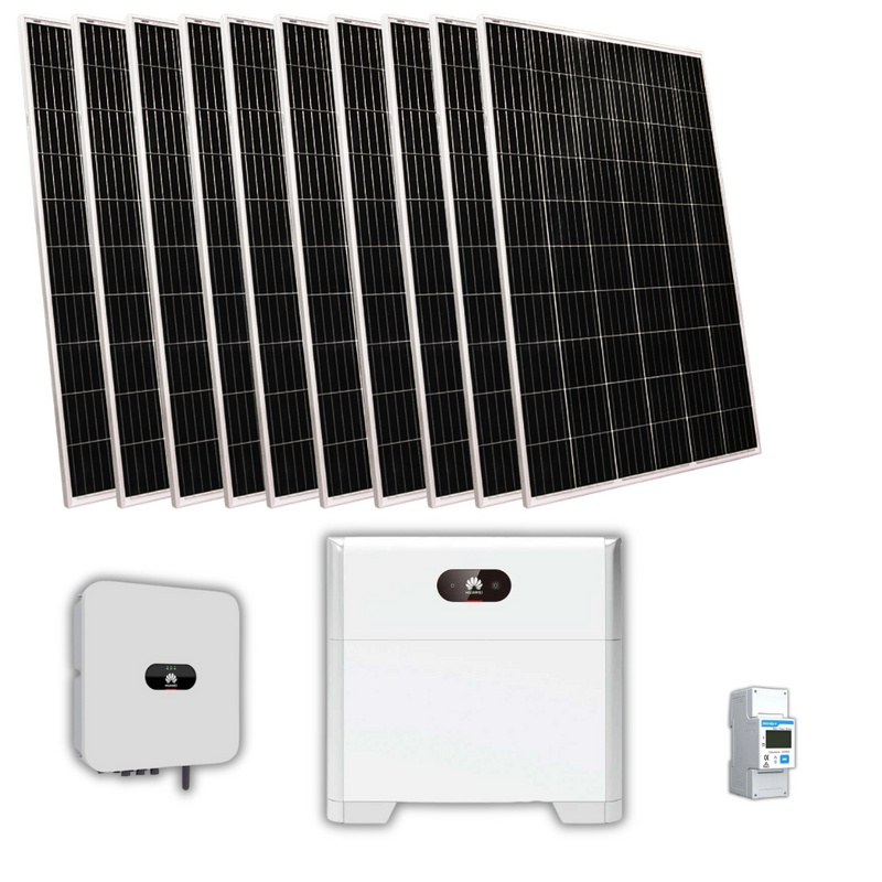 Impianto fotovoltaico da 4,45 kWp + Sistema di accumulo Huawei da 5kWh - KIT COMPLETO